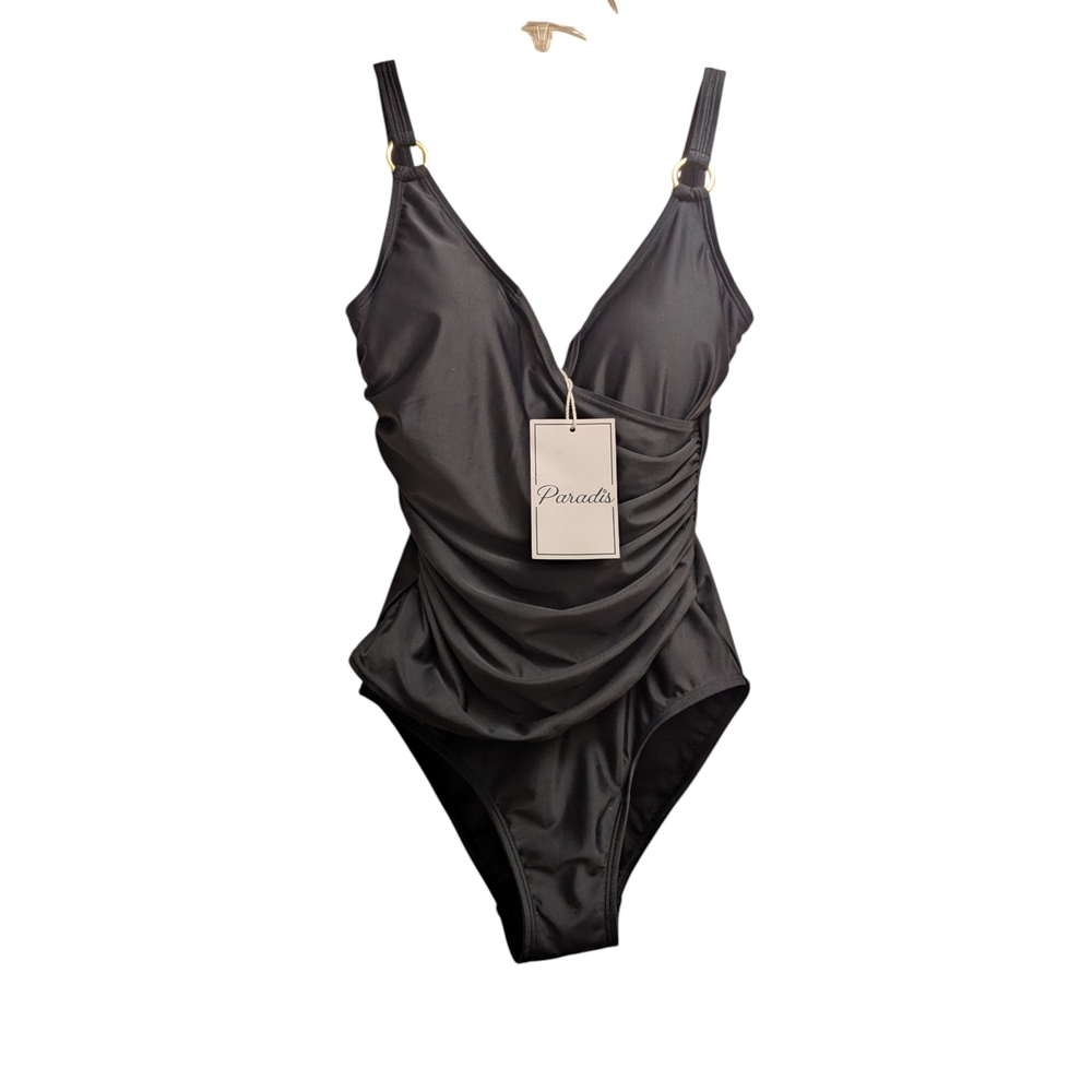 NEW Paradis Black One Piece Swimsuit - 8